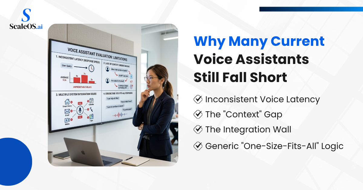 why many current voice assistants still fall short in performance and automation