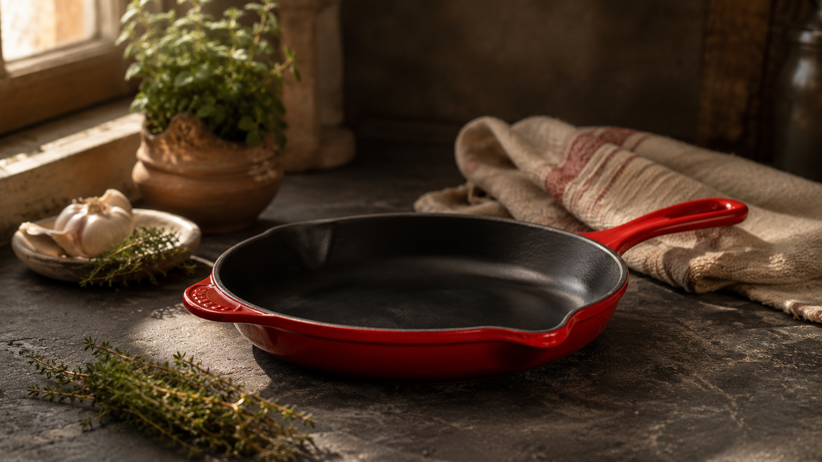 9" Traditional Cast Iron Skillet