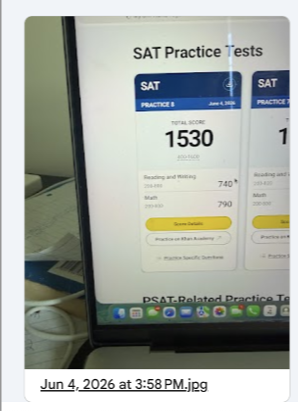 SAT score 1310 to 1530