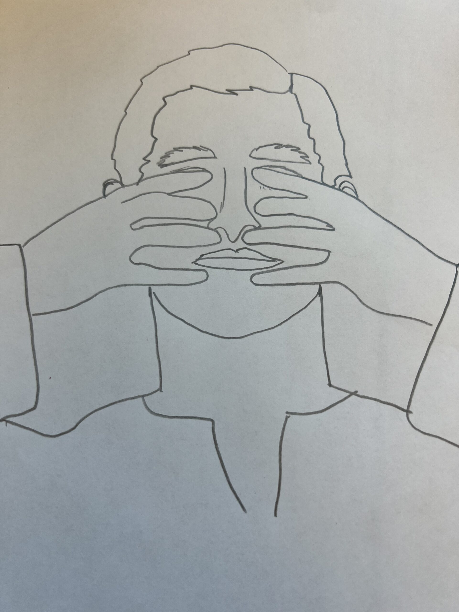sketch of a men
