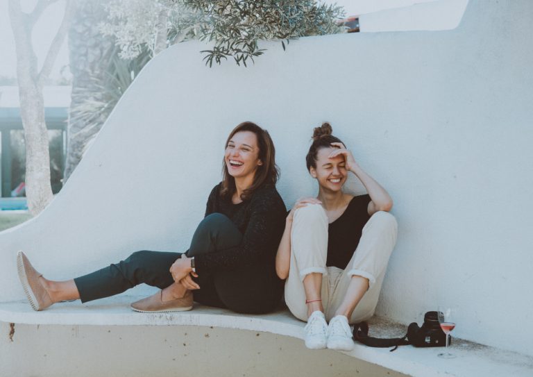 two-women-sitting
