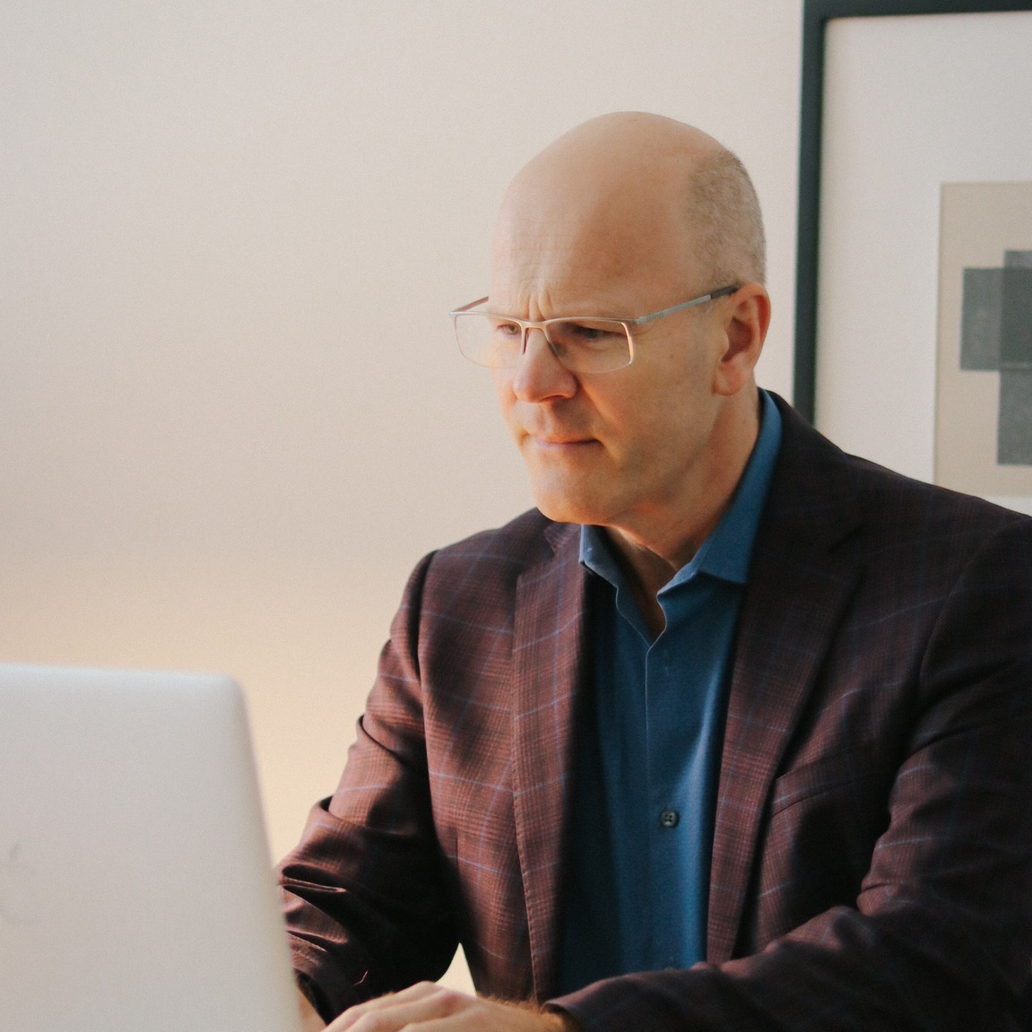 Ed Morysiak outside a classic Toronto brick home