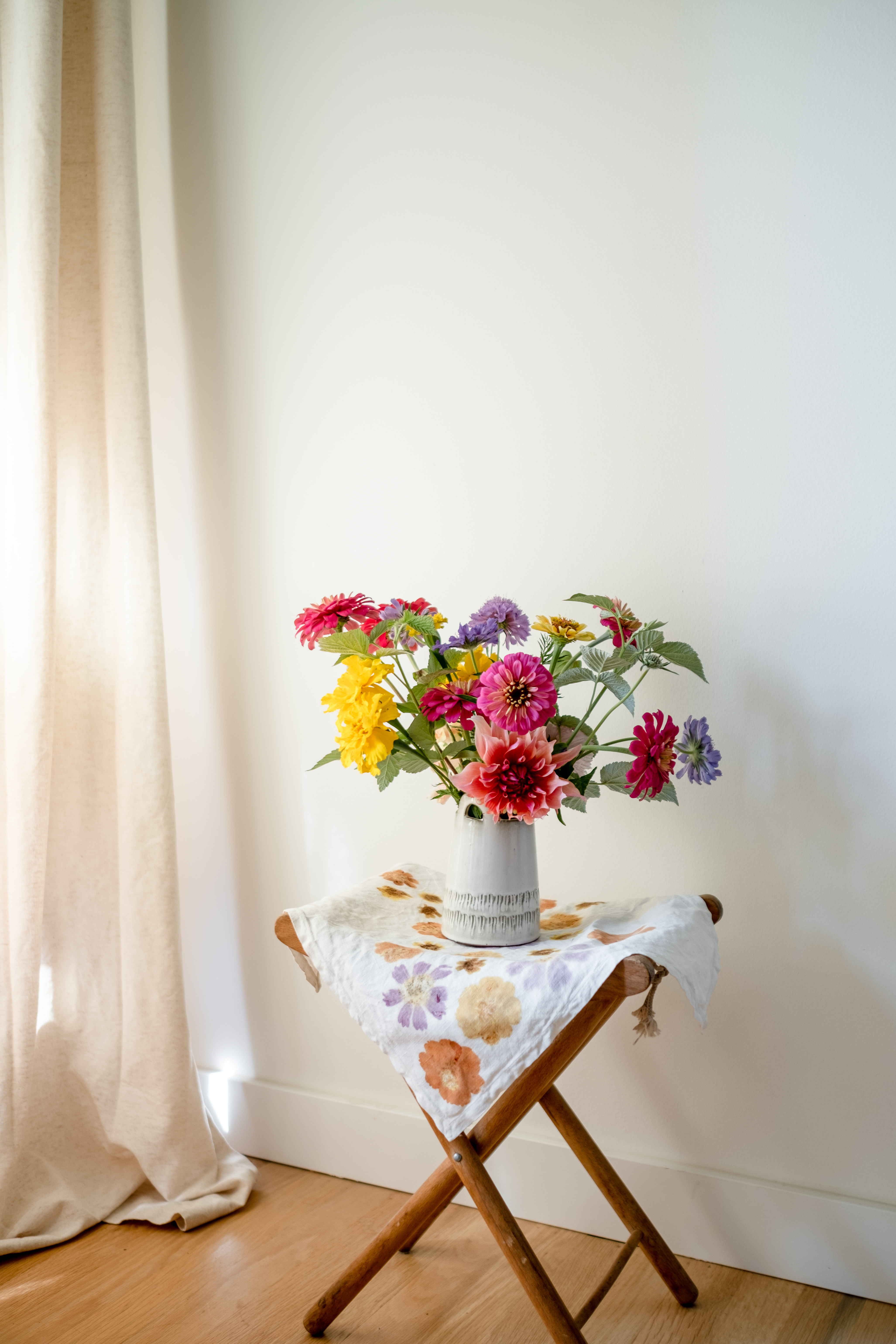 Flowers at home on the table