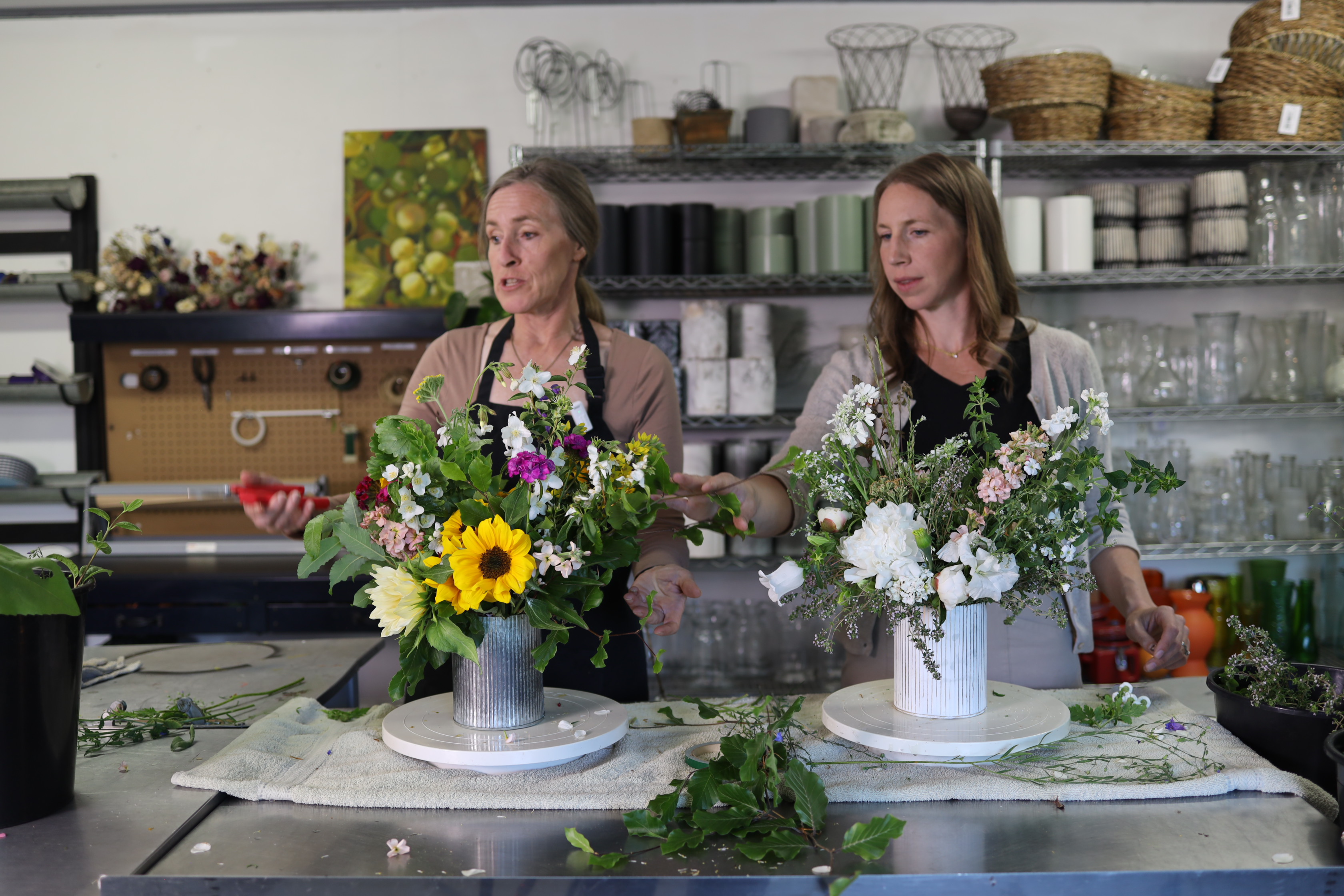 Garden florist arrangement