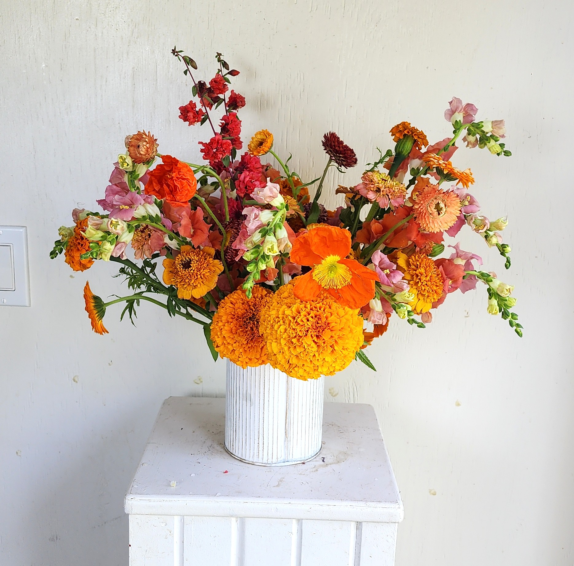 Garden-grown arrangement 12