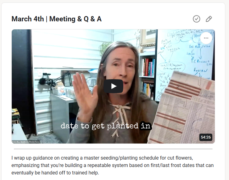 The live calendar of meetings, coffee chats and office hours