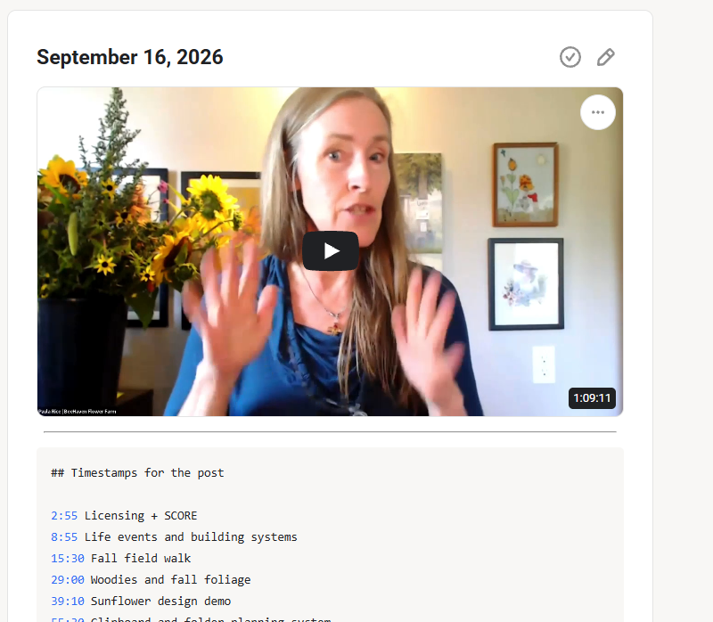 The live calendar of meetings, coffee chats and office hours