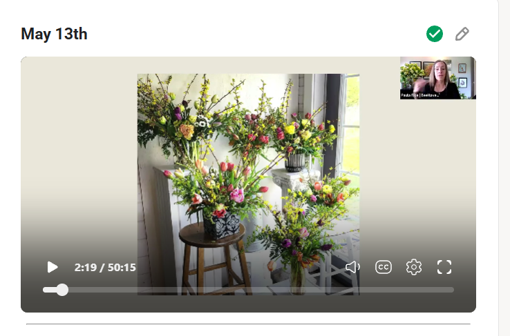 The live calendar of meetings, coffee chats and office hours