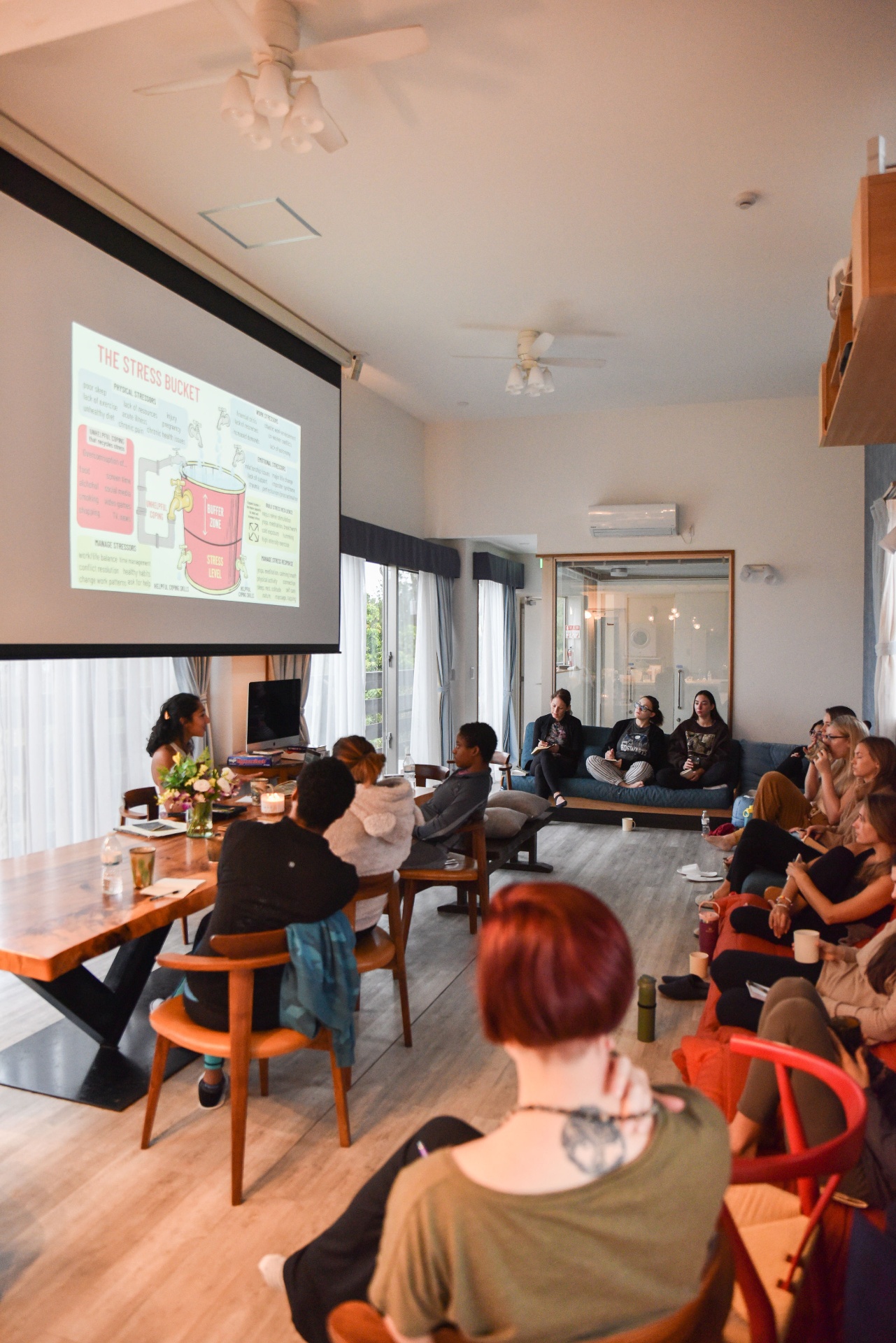 Dr. Shivani leading a workshop presentation