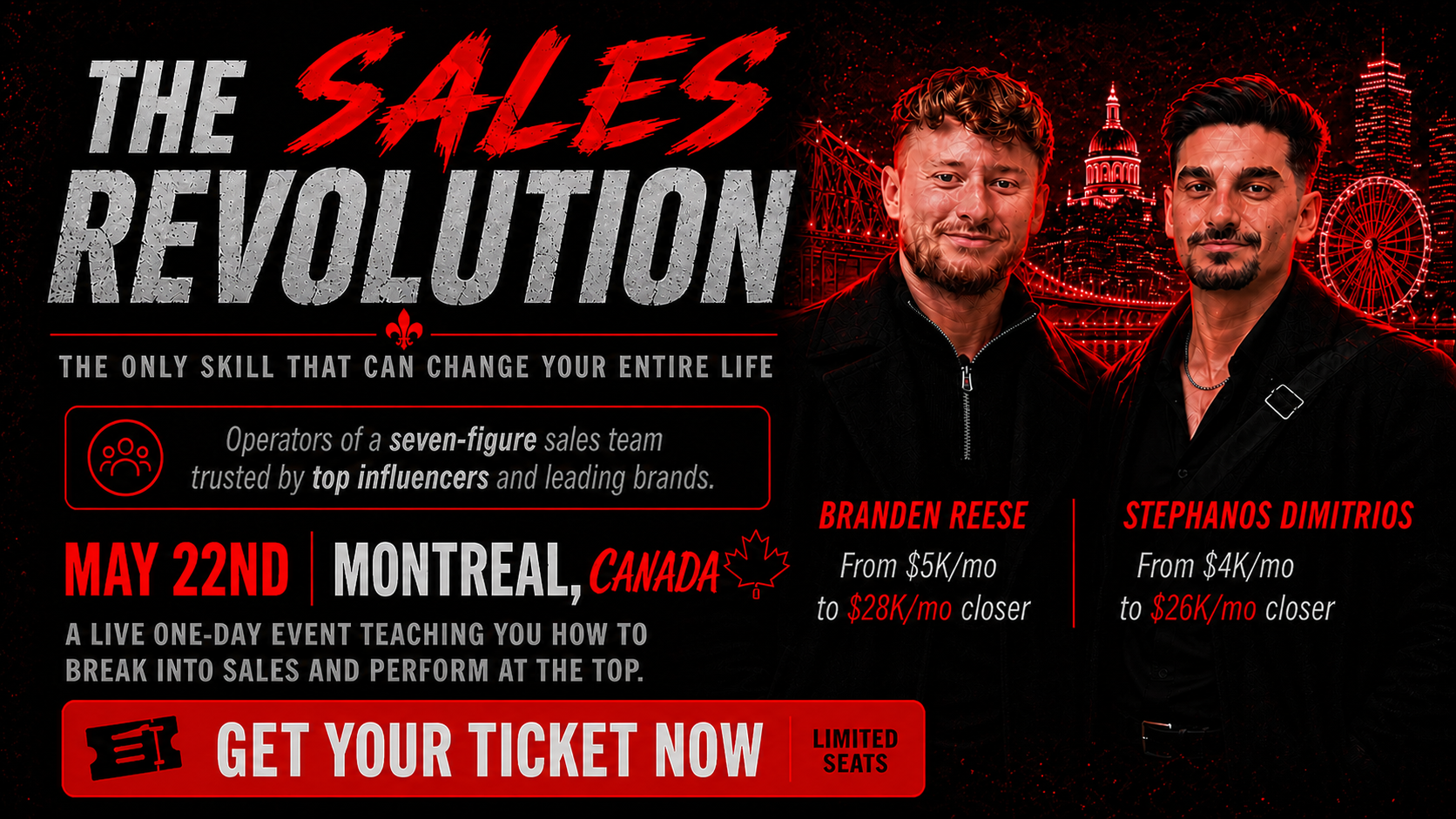 Sales Revolution — live event acquisition and ticketing