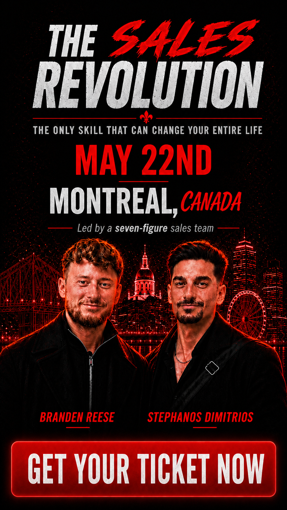 The Sales Revolution original campaign creative, 9:16 vertical format