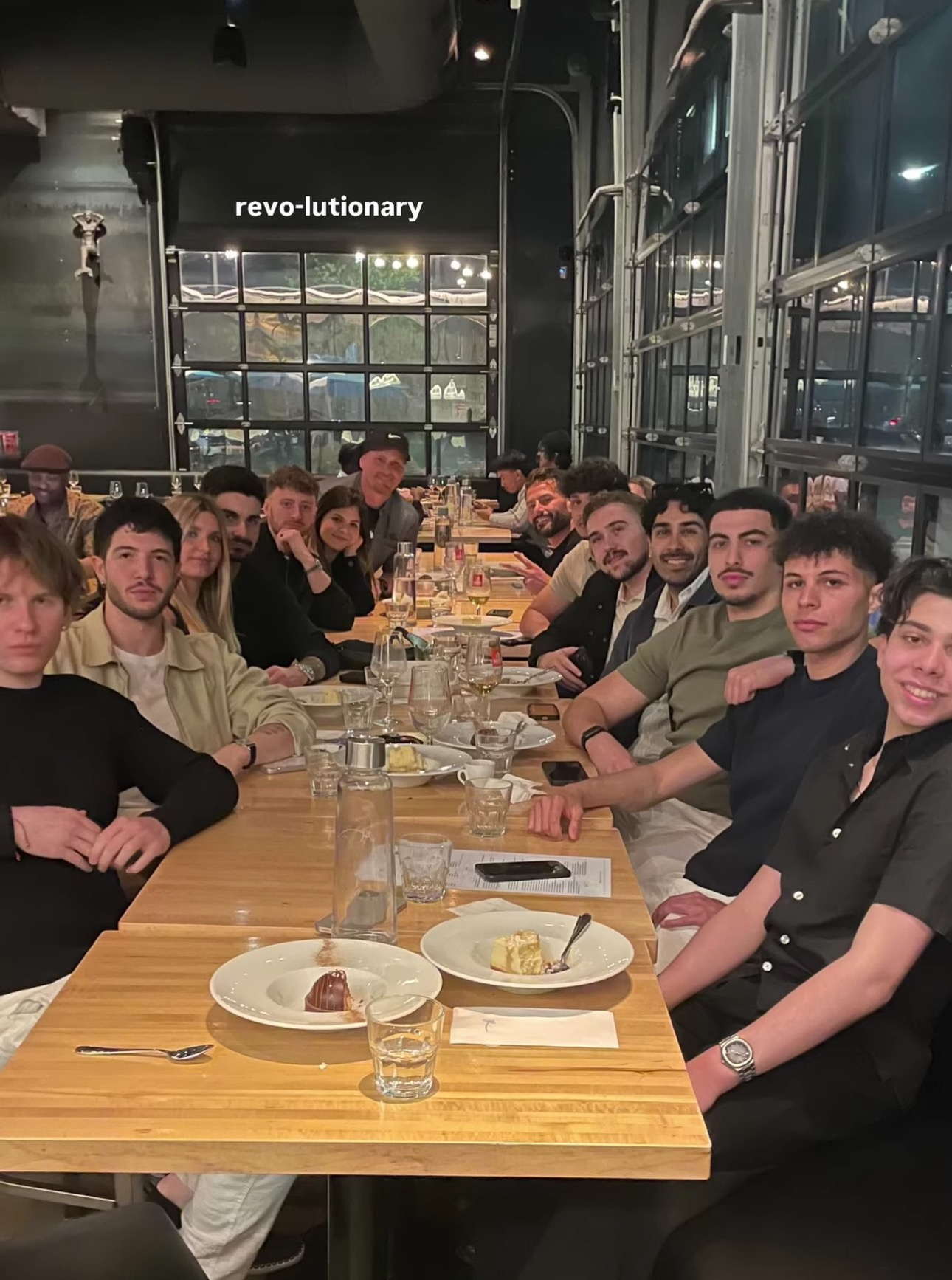 The Sales Revolution team gathered for dinner after the live event