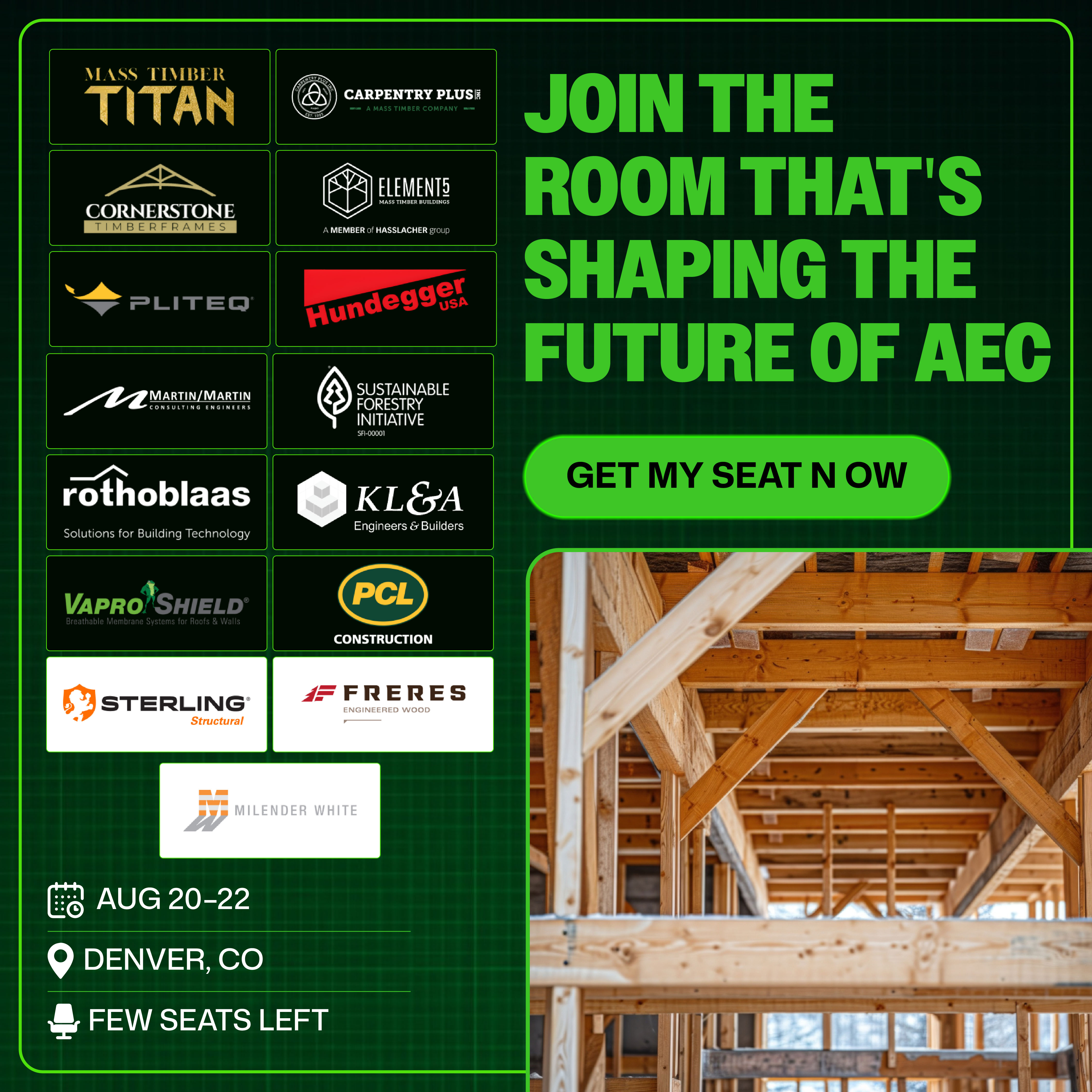 Mass Timber · Industry Leadership Event