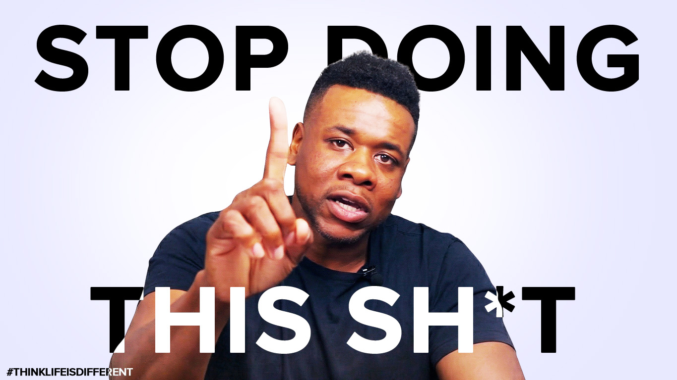 YouTube thumbnail: Stop Doing This — Behavior Change