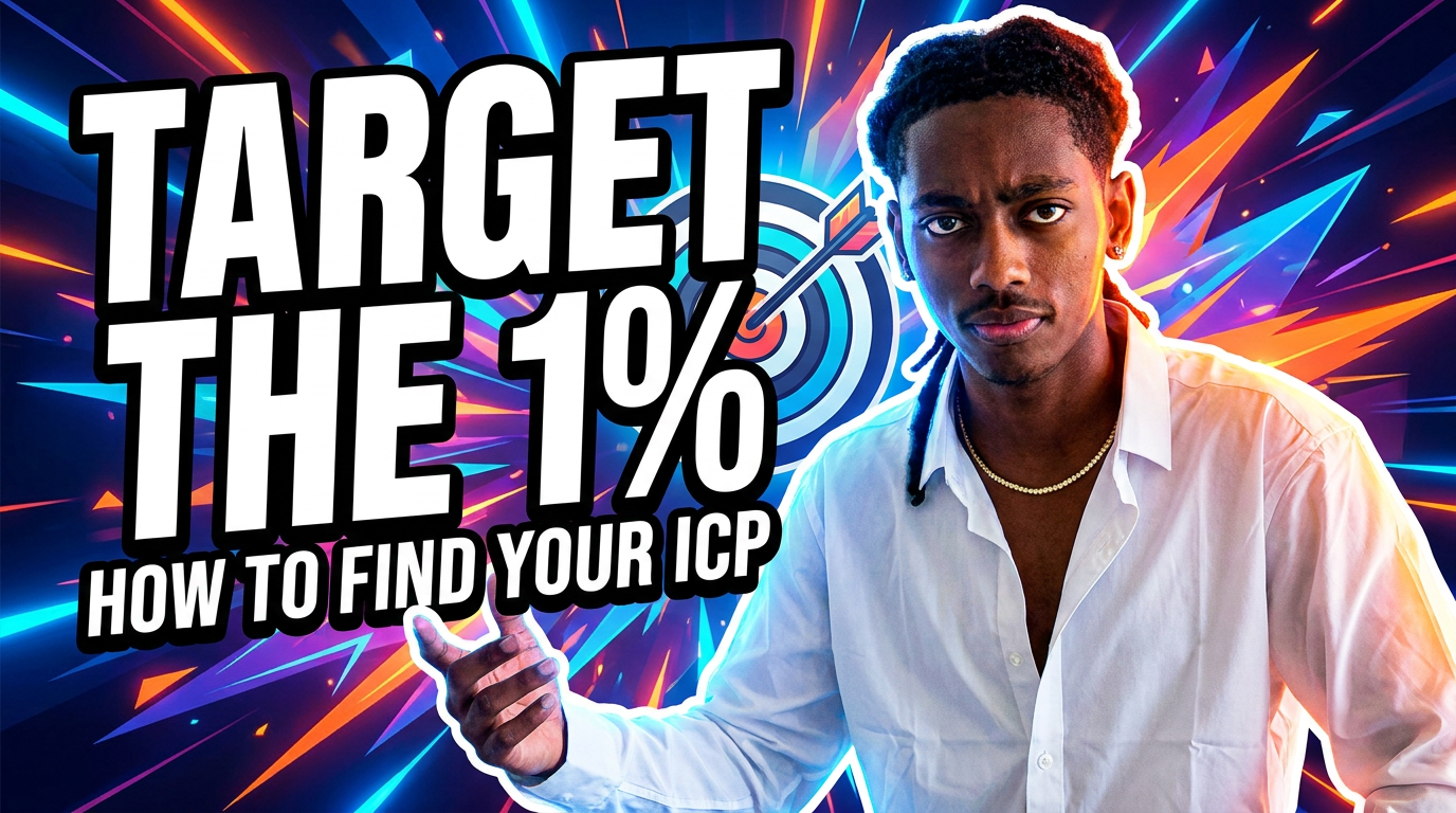 YouTube thumbnail: Target the 1% — Ideal Customer Profile