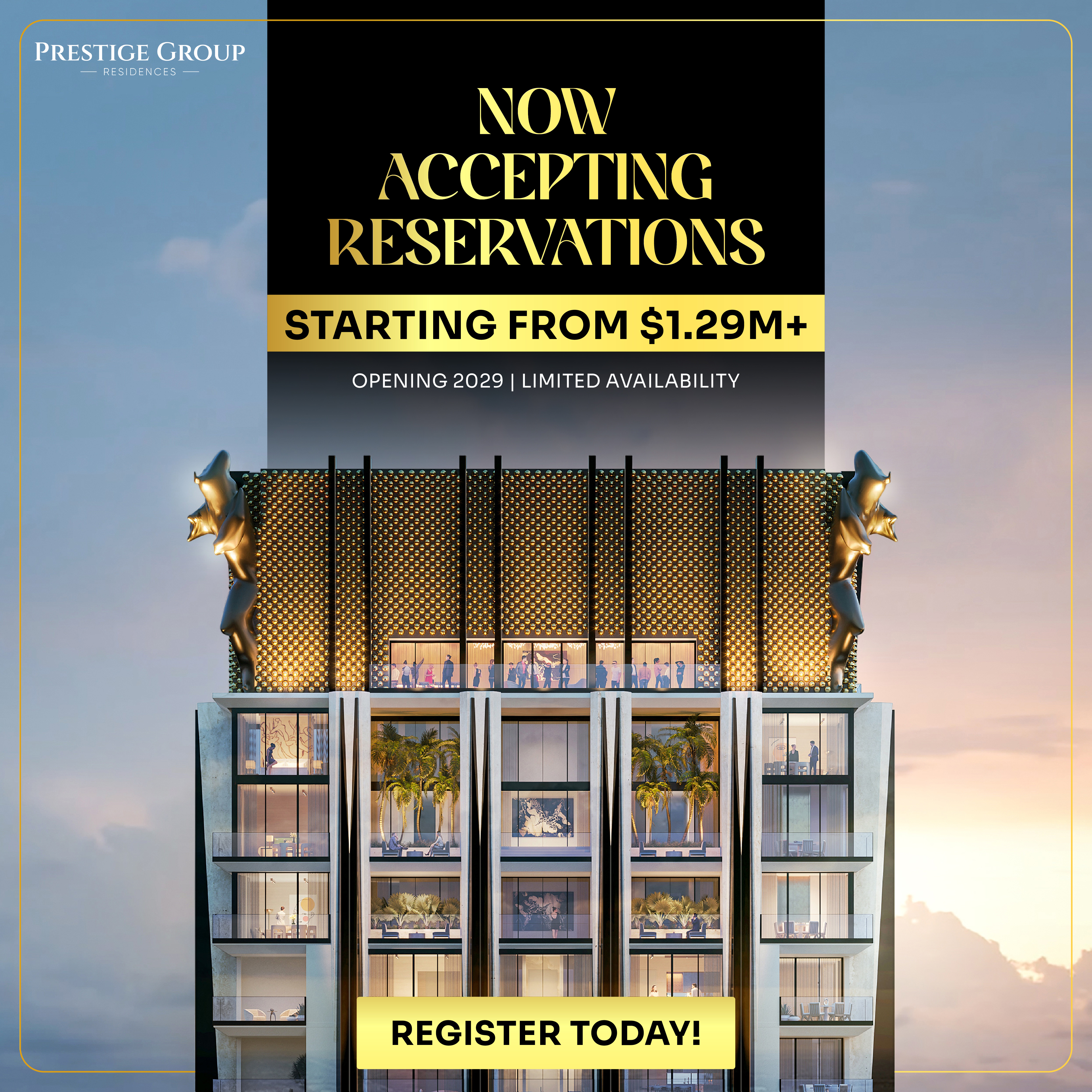 Luxury Real Estate Investment campaign creative