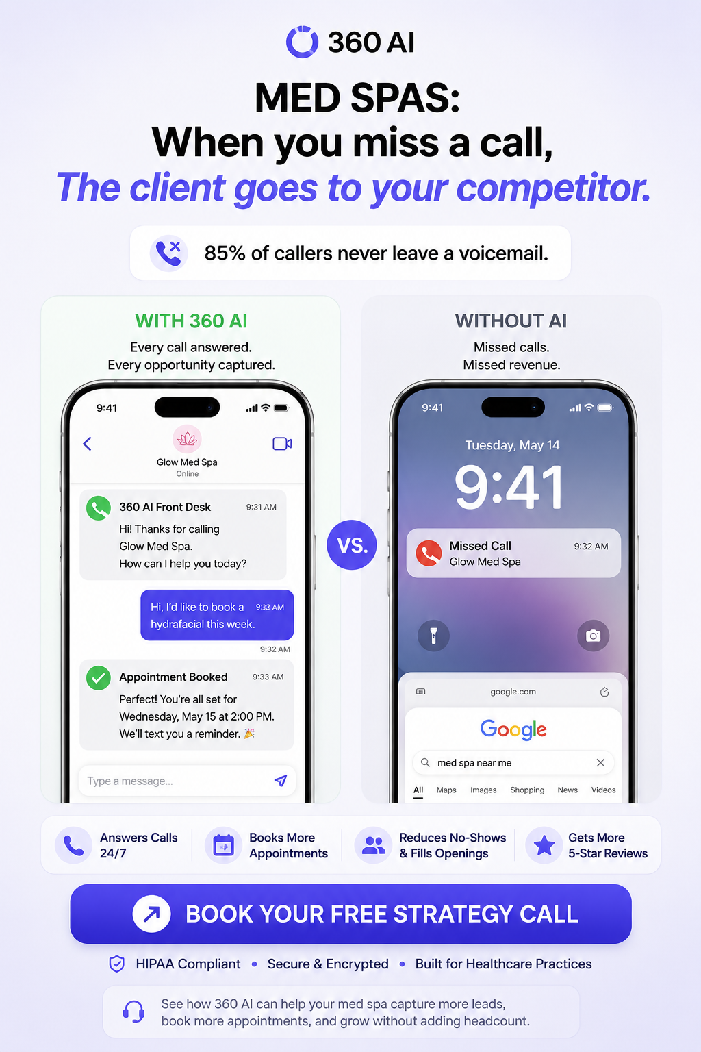 My360 AI · Never Miss the Next Client