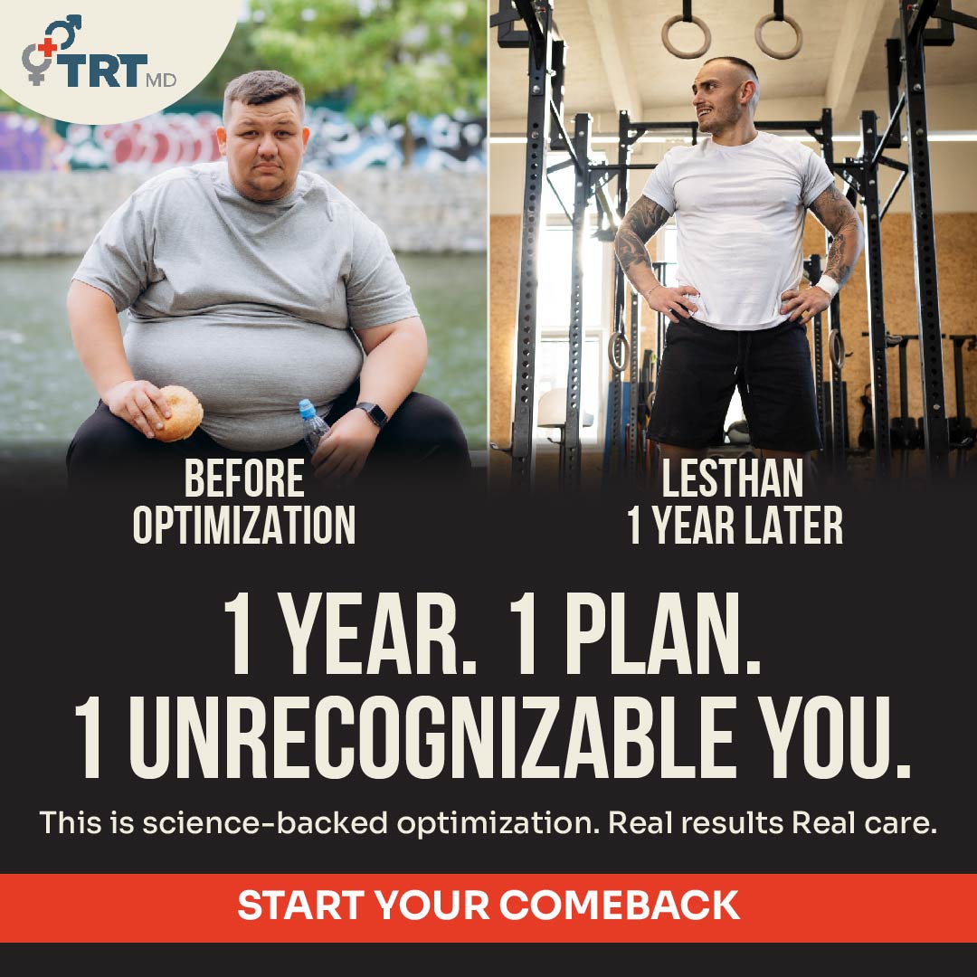 TRT MD · Start Your Comeback
