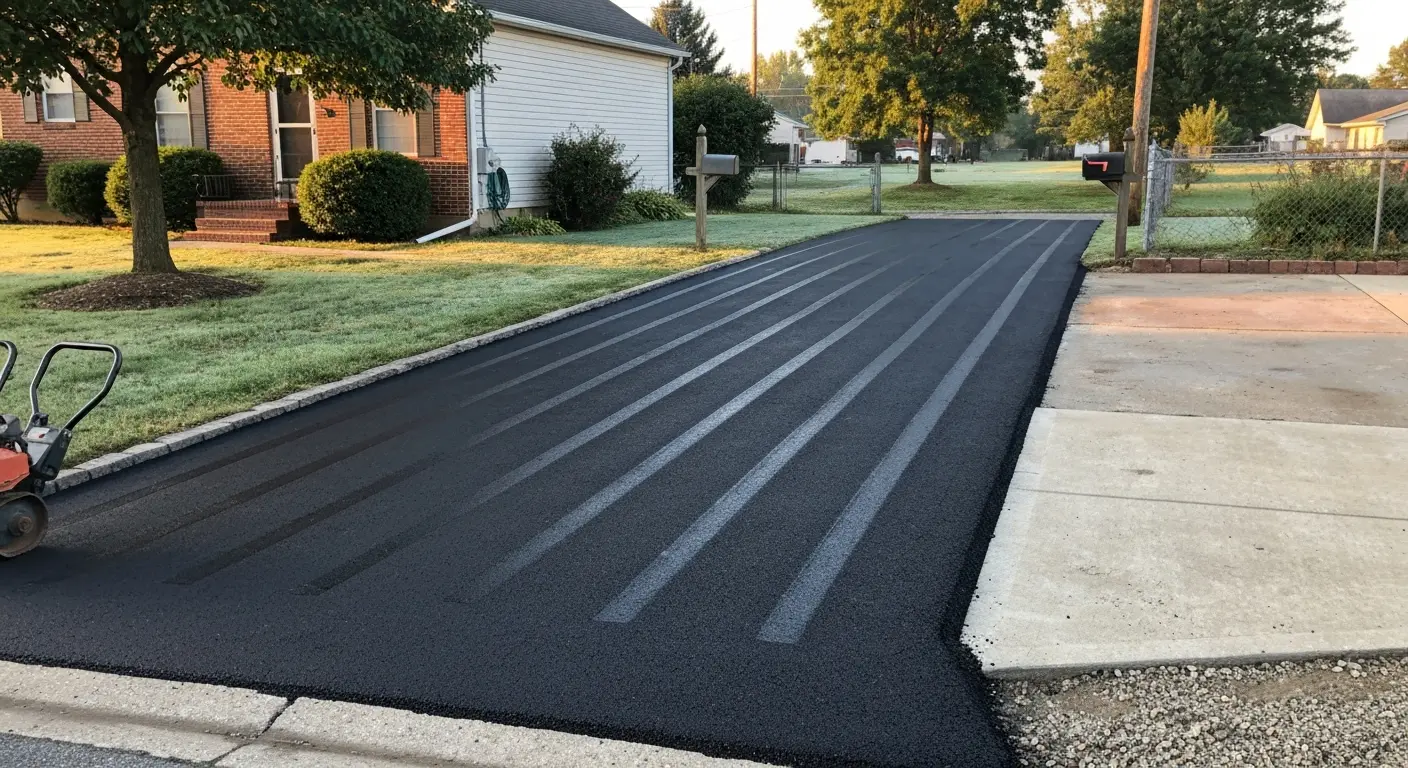 Driveway paving in Montoursville