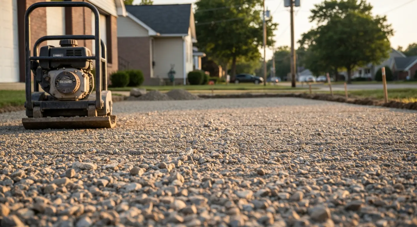 Aggregate base installation