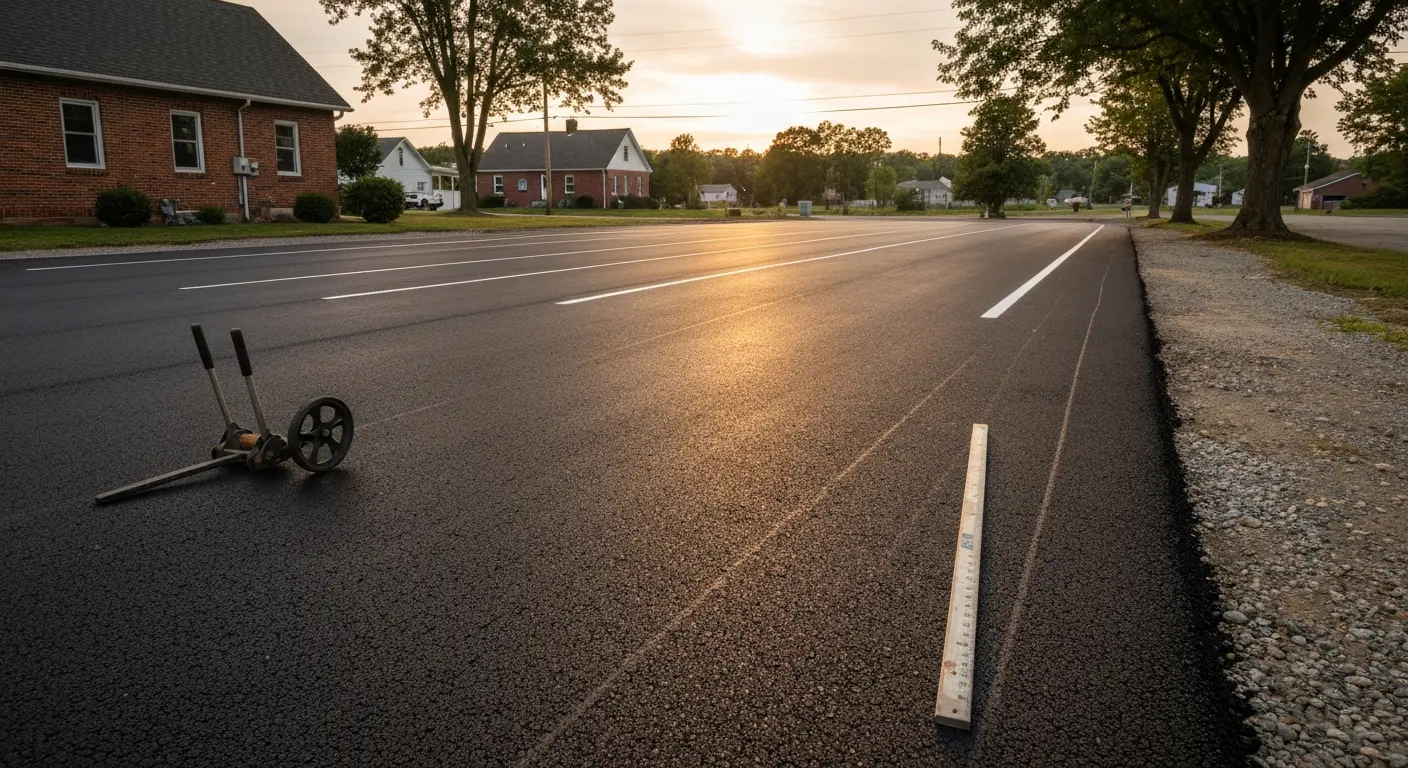 Asphalt paving project