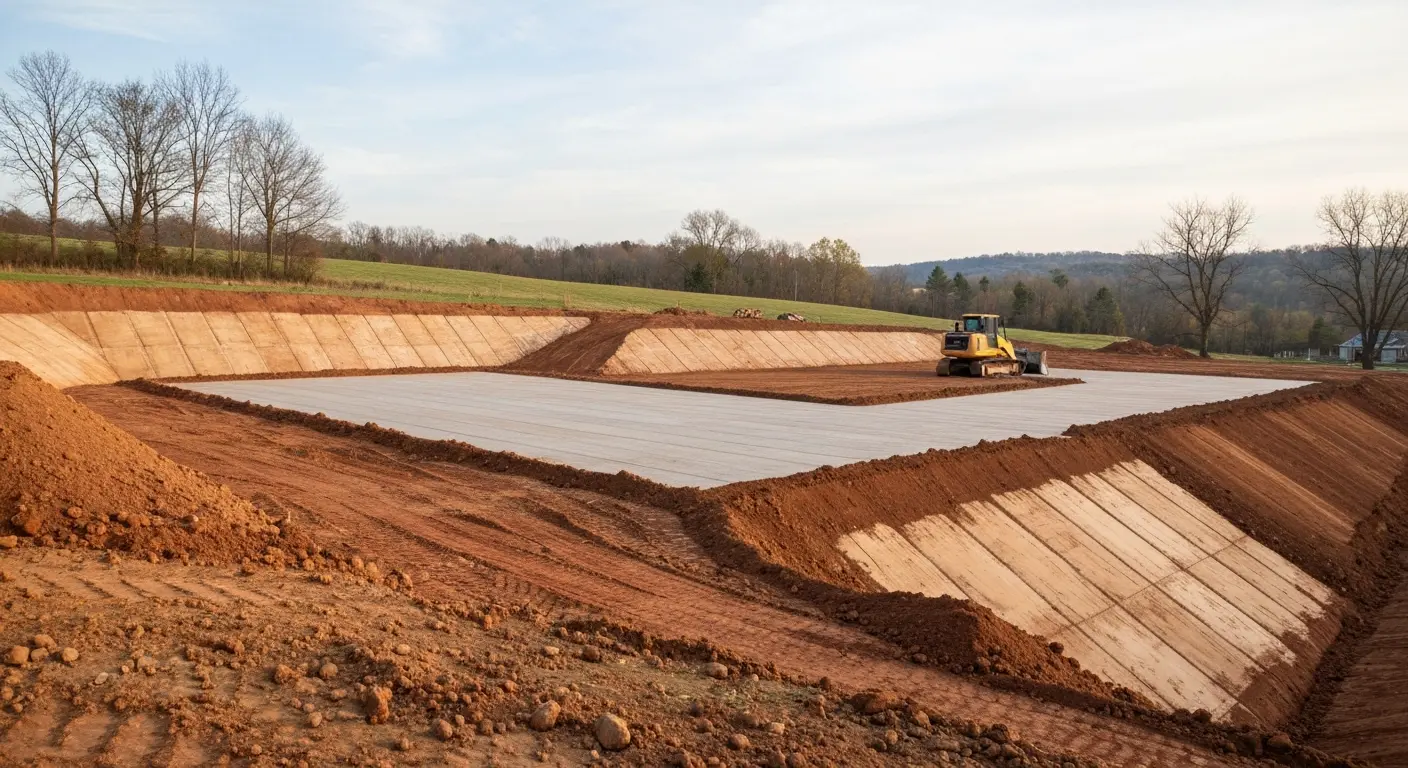 Site excavation and grading