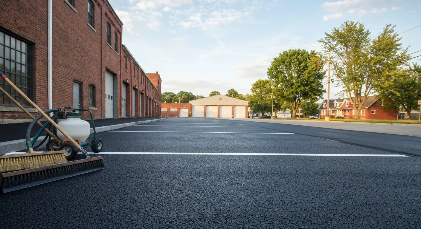 Asphalt seal coating service