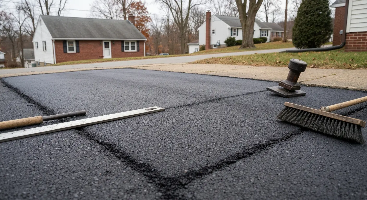 Driveway patching service