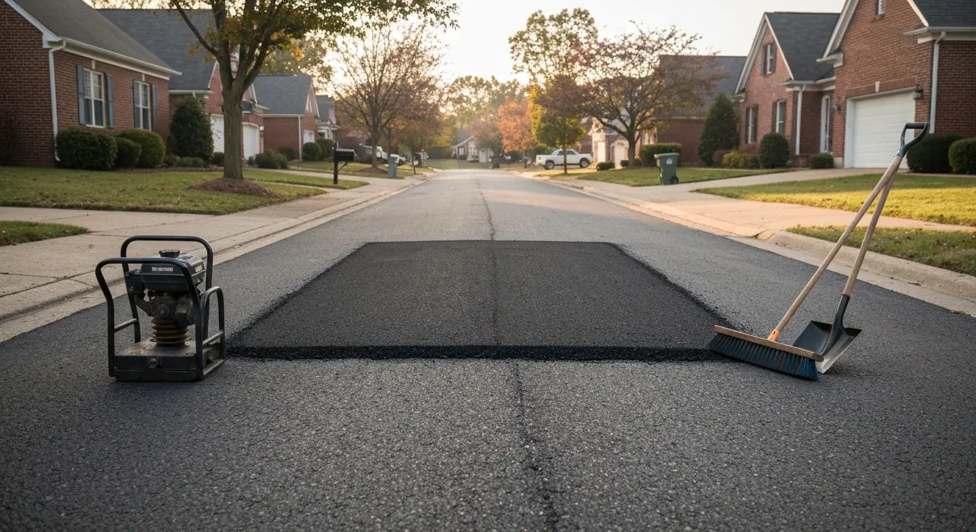 Pothole repair project