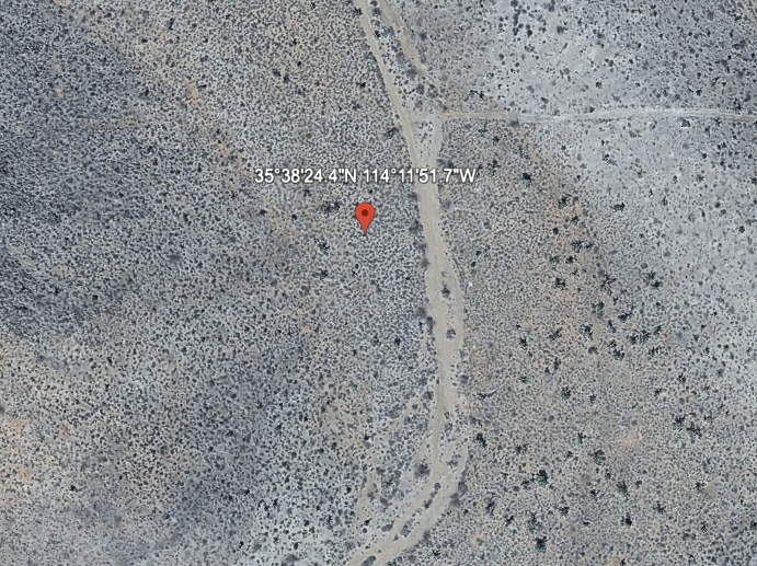 Lake Mohave Ranchos parcel aerial view