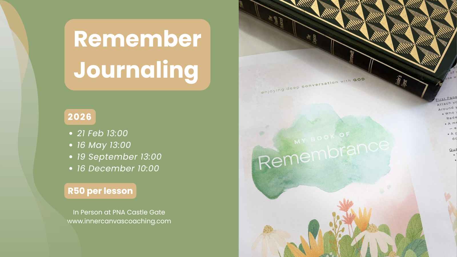 Remember Journey — in-person event details