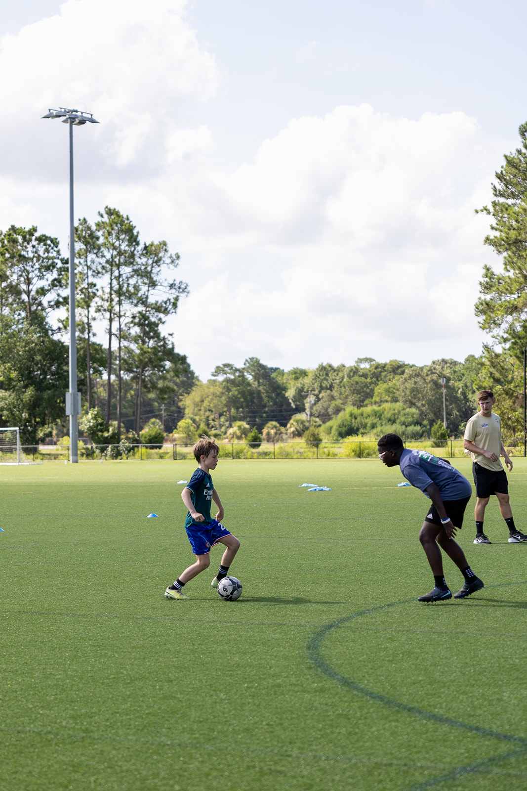 SkillMill Soccer player focused on development