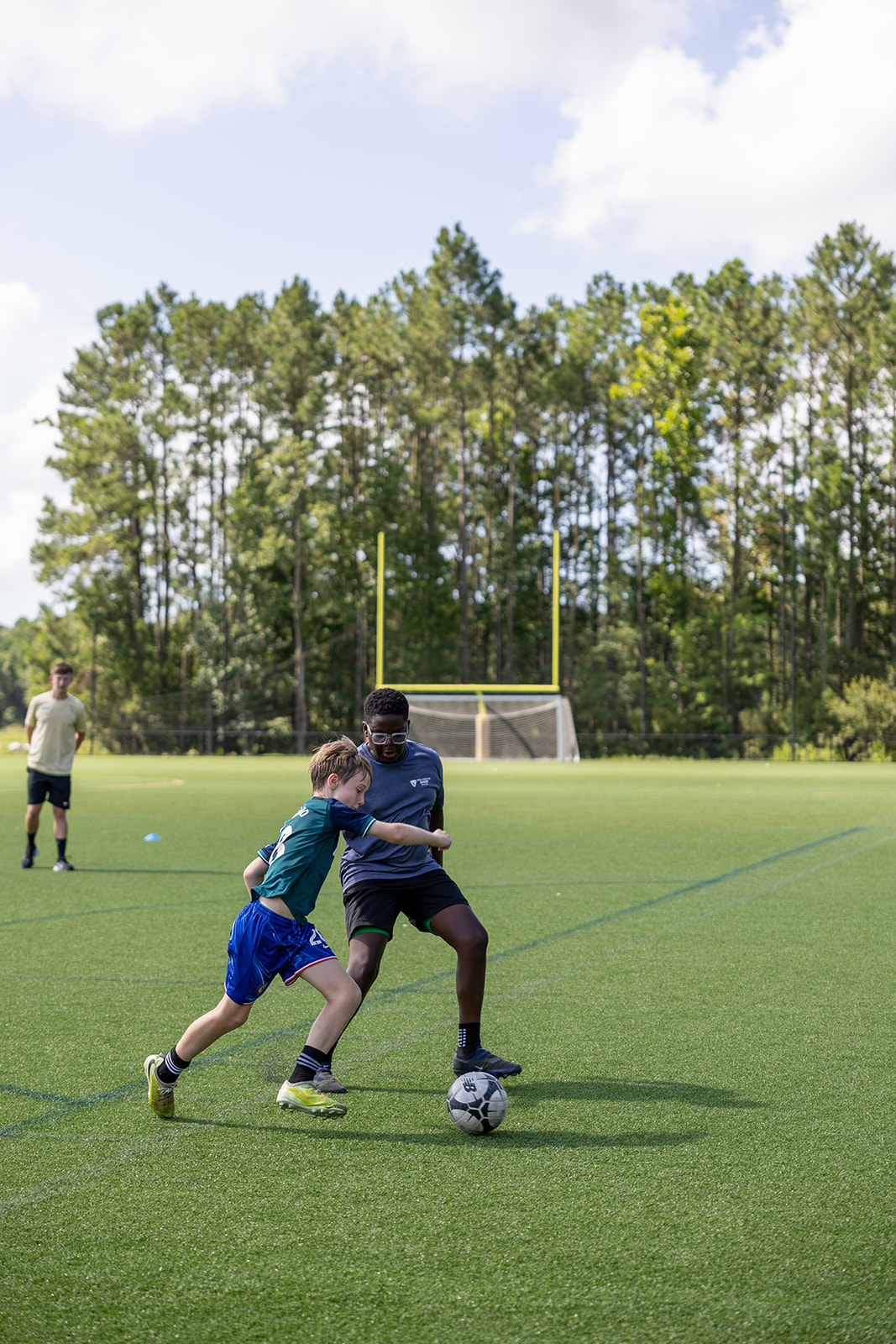 SkillMill Soccer players competing in a training environment