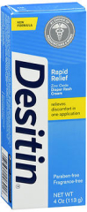 DESITIN Rapid Relief Diaper Rash Cream 4 OZ