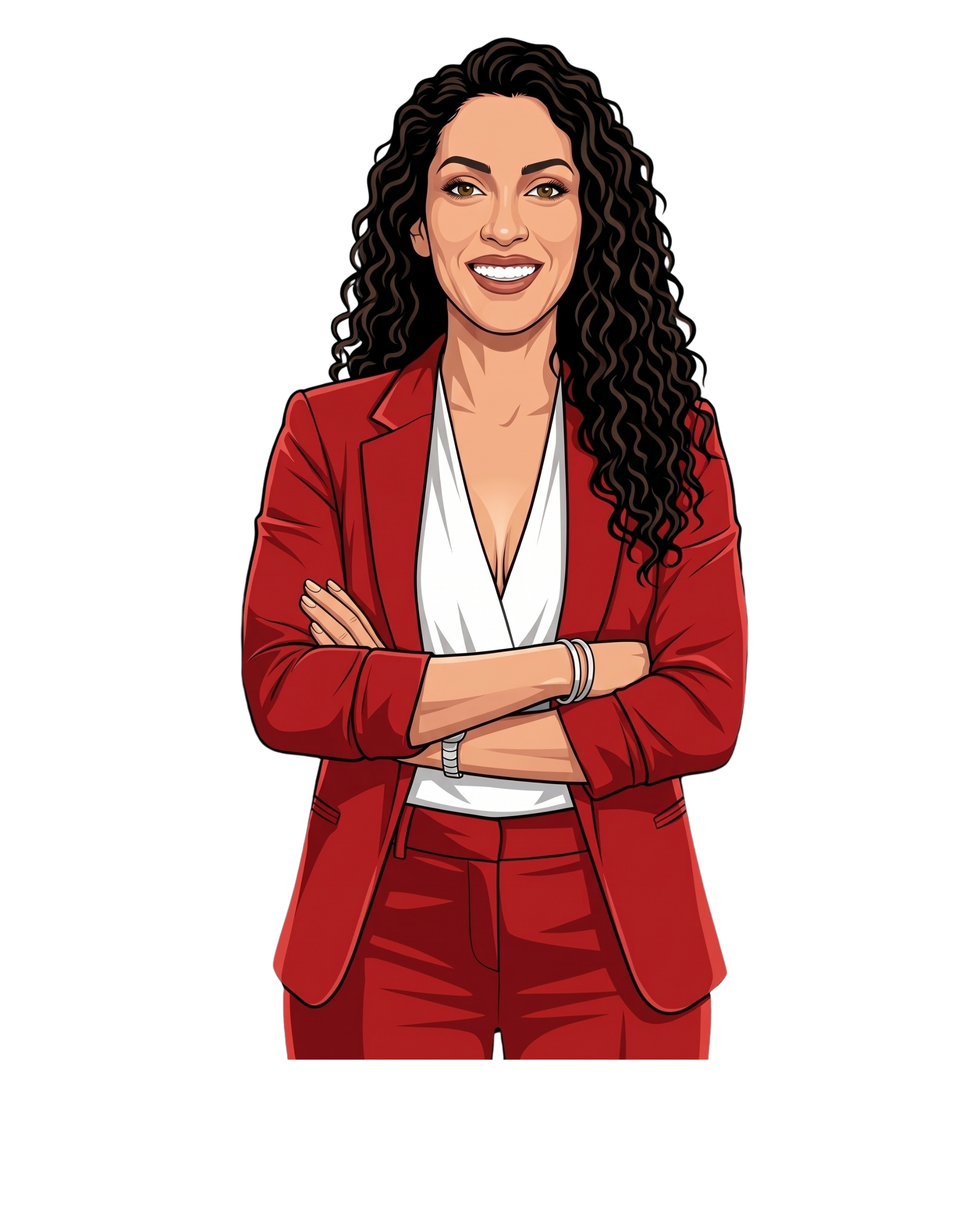 Professional woman with crossed arms pose