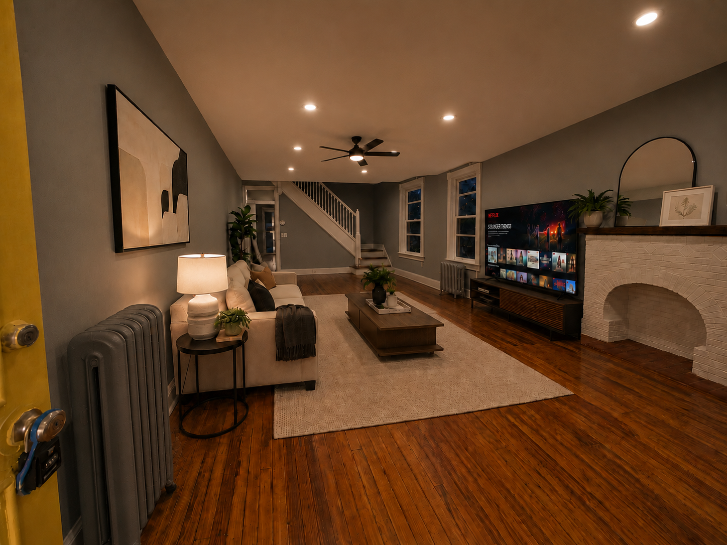 Living room at 3174 Remington Ave