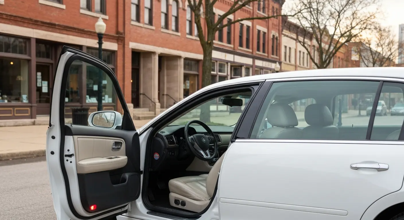 Wedding transportation in LaPorte