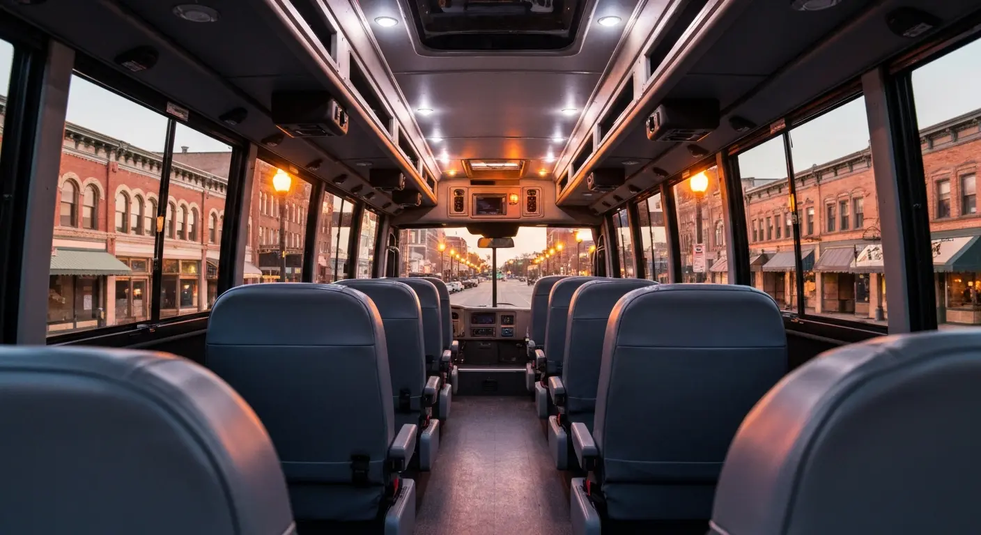 Night out transportation downtown South Bend