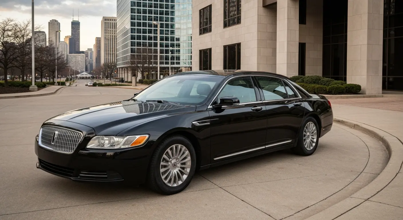 Corporate executive black car service in Loop