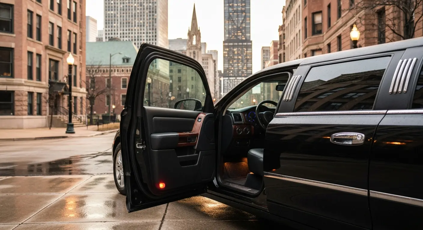 Wedding limousine service in Chicago