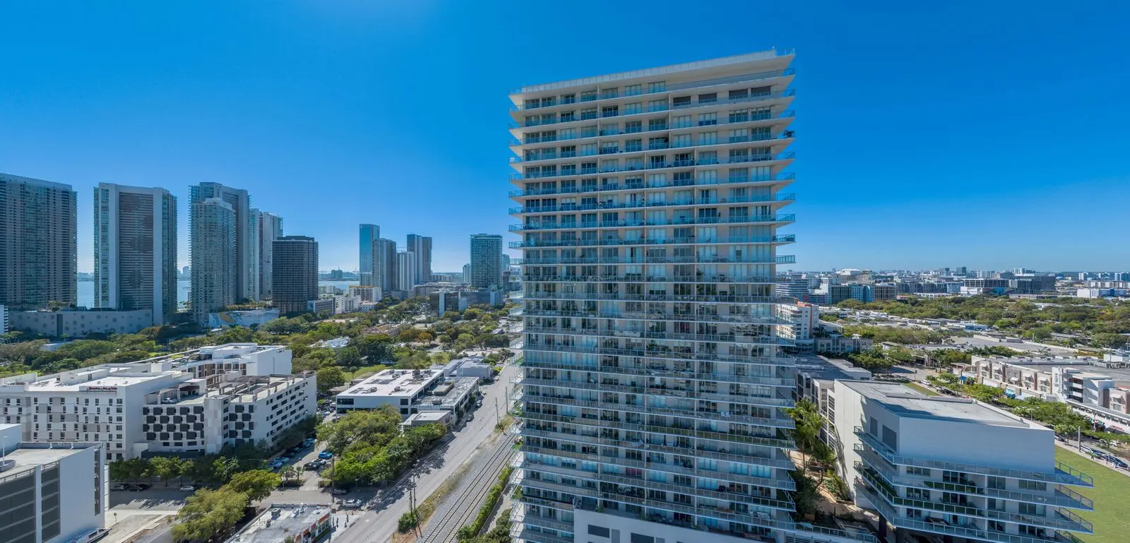 View south from the height of the 19th floor