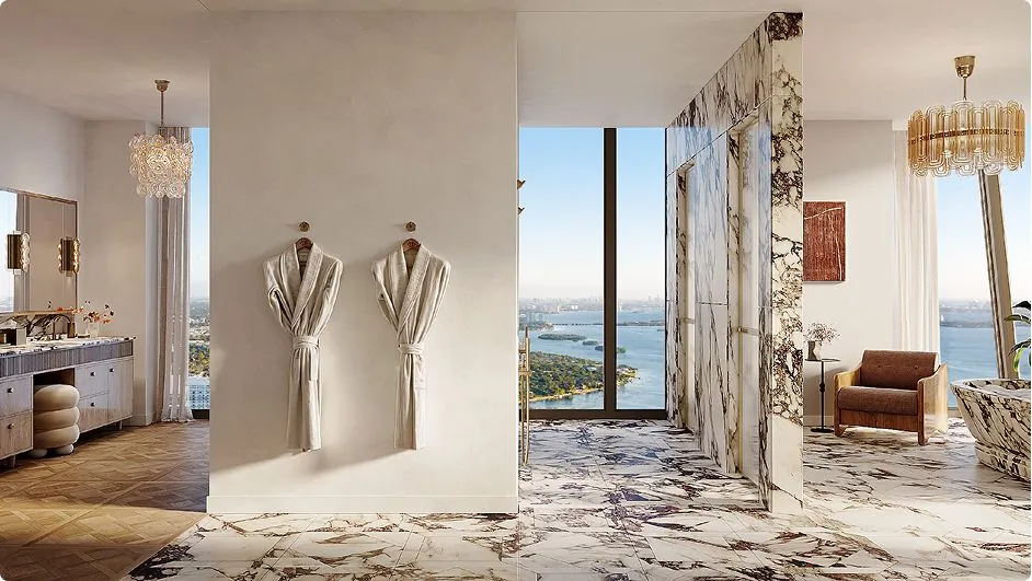 Primary bathroom suite