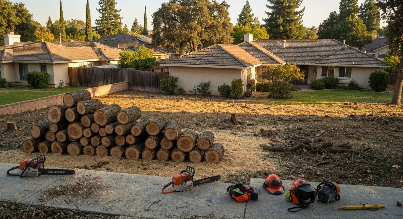 Tree removal project in Citrus Heights