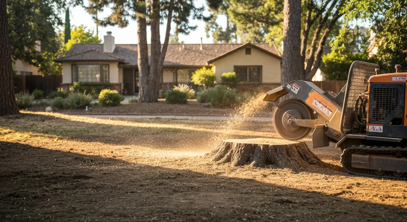 Stump grinding