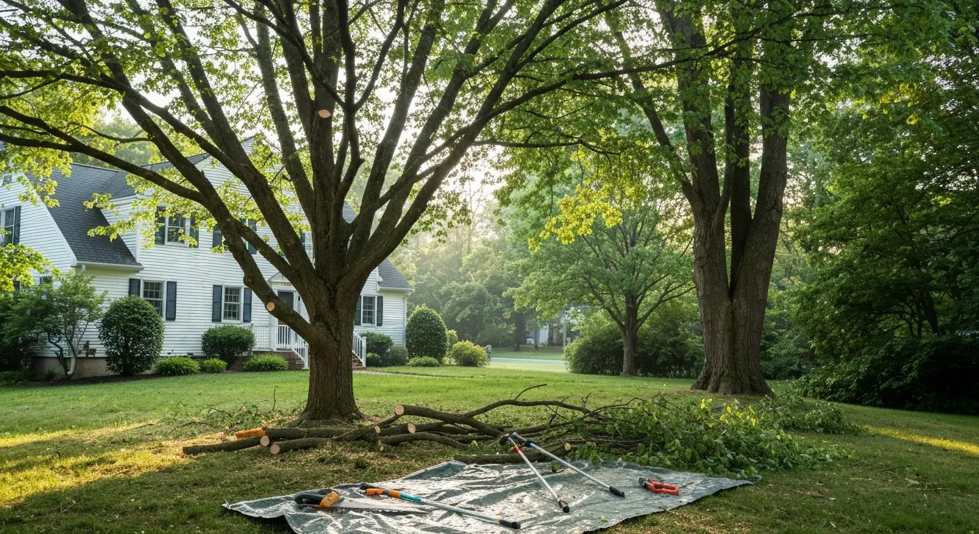 Tree trimming service in Wilton