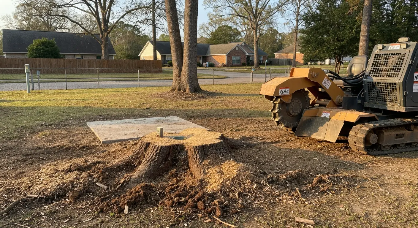 Stump grinding