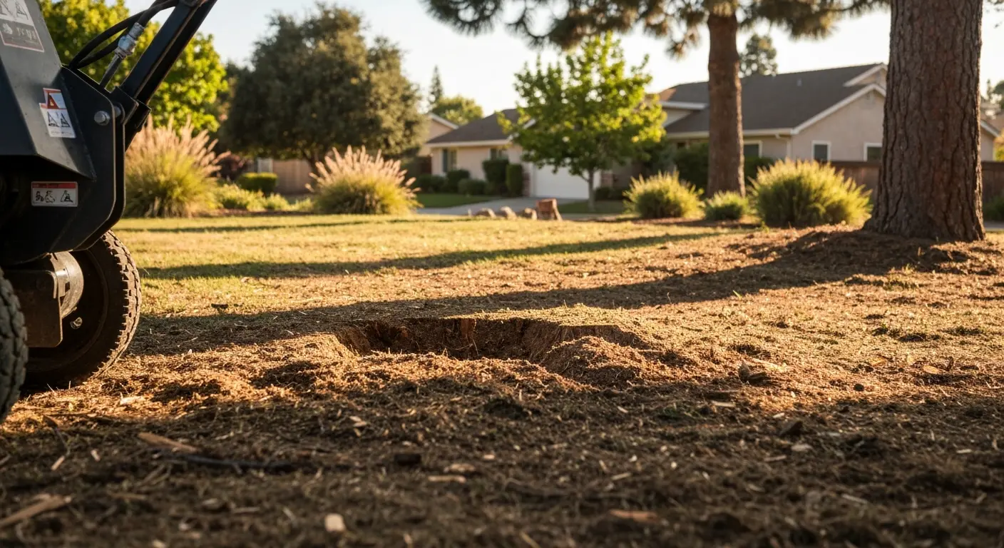 Stump grinding service in Wilton CA
