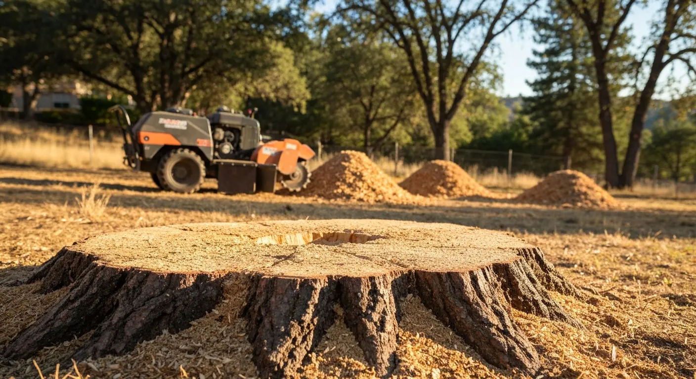 Stump grinding
