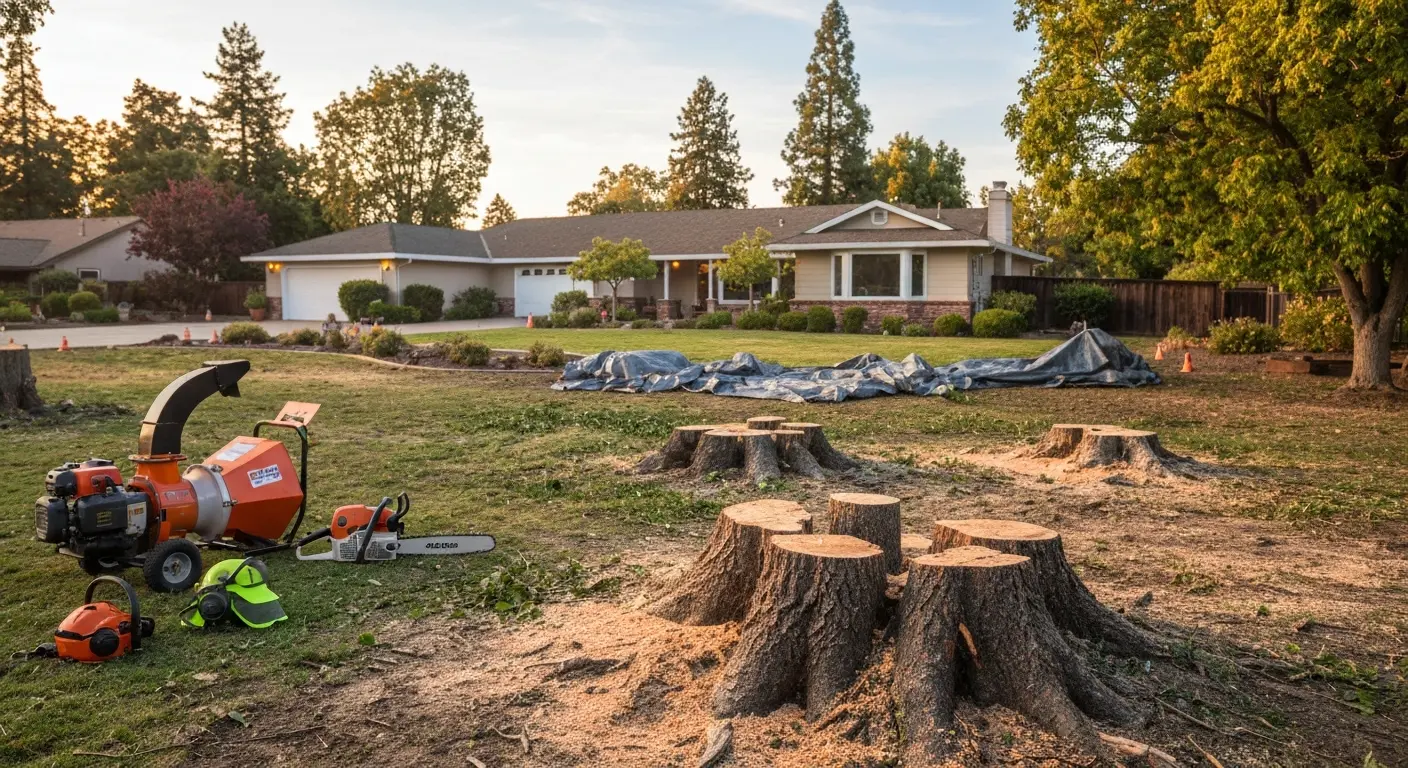 Tree removal project
