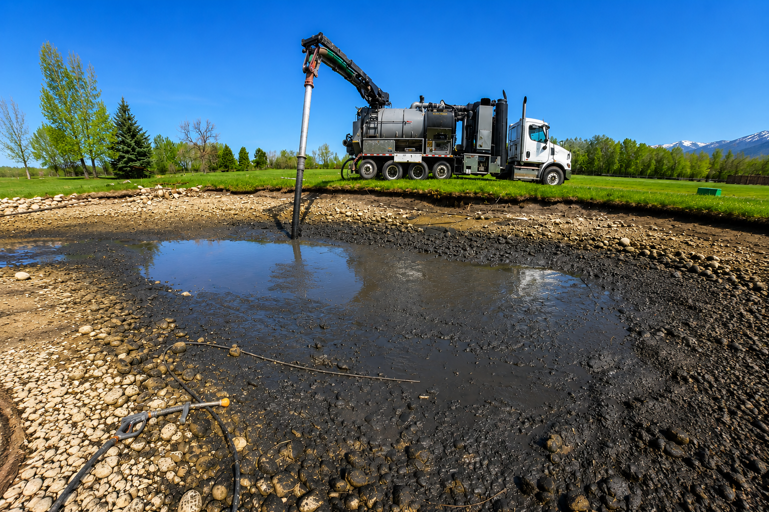Retention Pond Cleaning in Baltimore